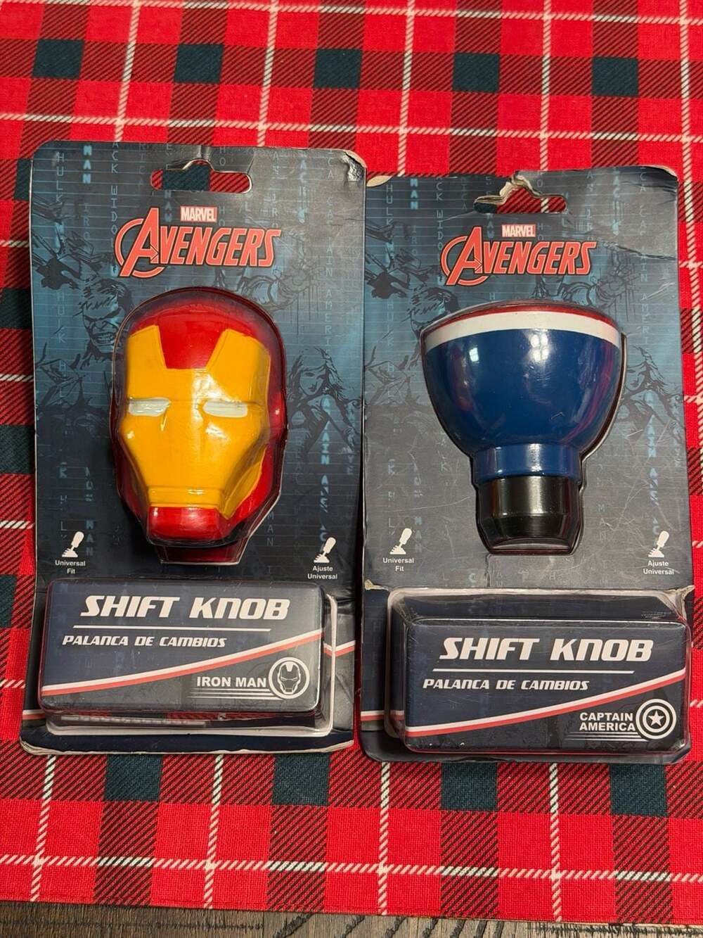 Marvel Avengers Iron Man and Captain America Universal Shift Knob Set